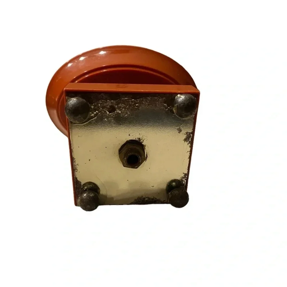 Vintage Red Art Deco Bathroom Soap Dish Holder MCM